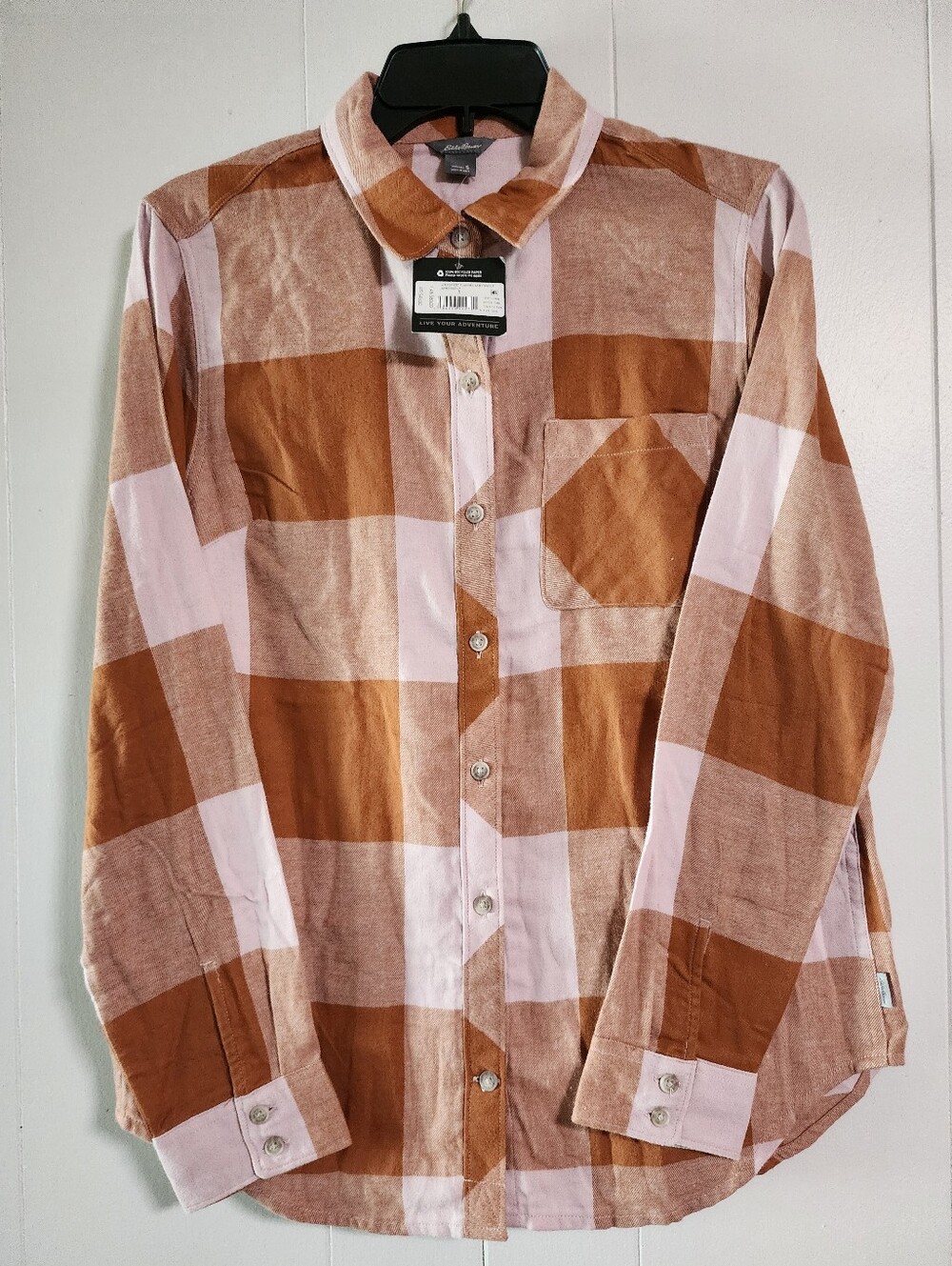 ✨️NWT✨️ Eddie Bauer Women's Long Sleeve Forest Flannel, Small, $45 MSRP